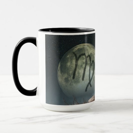 Mug Symbole de zodiaque de Vierge (Gauche)