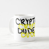 Mug SYMBOLE D'ÉNERGIE Funky Crypto Dude (Devant gauche)