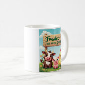 Mug Symbole des animaux de ferme (Devant droit)