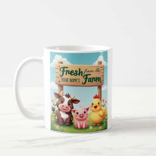 Mug Symbole des animaux de ferme (Gauche)