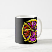 Mug Symbole des pinces de couleur Gemstone (Devant droit)