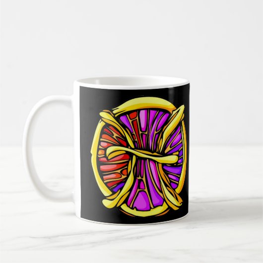 Mug Symbole des pinces de couleur Gemstone (Gauche)