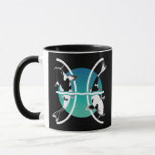 Mug Symbole des Poissons - Symbole zodiaque astrologiq (Gauche)