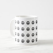 Mug Symbole des signes de paix (Devant gauche)