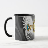 Mug SYMBOLE DEVINE YIN Yang EN OR égyptien (Gauche)