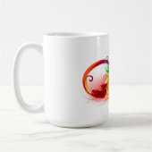 Mug Symbole d'infini avec plume arc-en-ciel (Gauche)