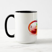 Mug Symbole d'infini avec plume arc-en-ciel (Gauche)