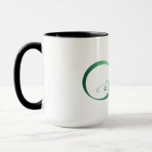 Mug Symbole d'infini avec plume de paon (Gauche)