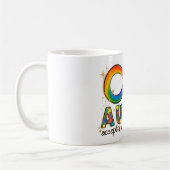 Mug Symbole d'infini de l'autisme Accepter, Comprendre (Gauche)