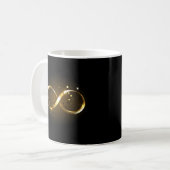 Mug Symbole d'infini doré (Devant gauche)