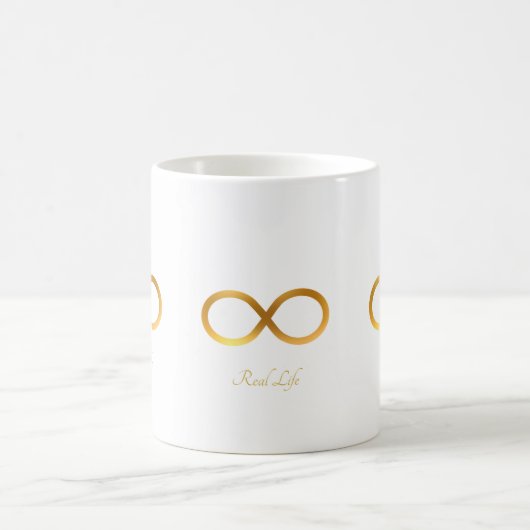 Mug Symbole d'infini doré (Centre)