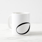 Mug Symbole d'infinité de nom personnalisé (Devant gauche)