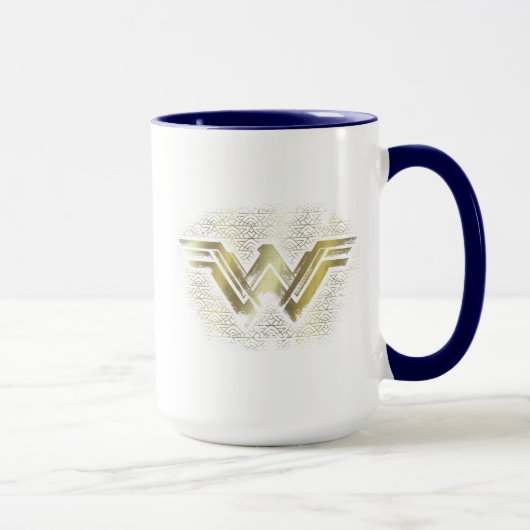 Mug Symbole d'or brossé Wonder Woman (Droite)