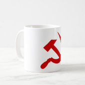 Mug Symbole du communisme marteau et faucille (Devant gauche)