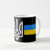 Mug SYMBOLE DU Drapeau Ukraine (Devant droit)