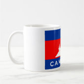 Mug symbole du pays du cambodge nom (Gauche)