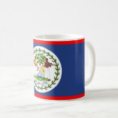 Mug Symbole du pays du pavillon du Belize (Devant droit)
