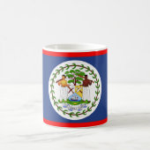 Mug Symbole du pays du pavillon du Belize (Centre)