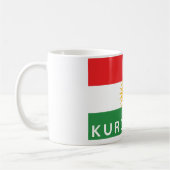 Mug symbole du pays kurdistan nom (Gauche)