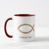 Mug Symbole du poisson de Jésus (Gauche)