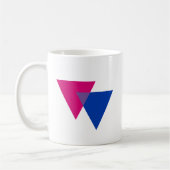 MUG SYMBOLE DU TRIANGLE BISEXUEL (Gauche)