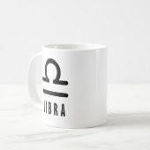 Mug Symbole du zodiaque Libra (Devant gauche)