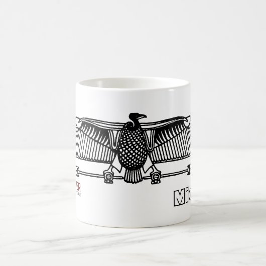 Mug Symbole égyptien : Vautour (Centre)