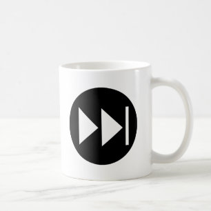 Mug Symbole en avant rapide de bouton