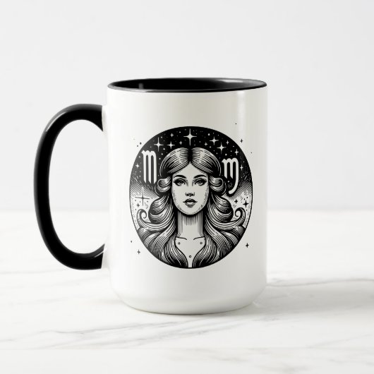 Mug Symbole et traits de la Virgo (Gauche)