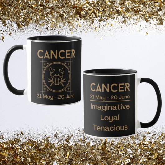 Mug Symbole et traits du cancer Zodiaque