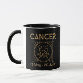 Mug Symbole et traits du cancer Zodiaque (Gauche)