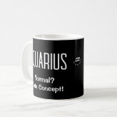 Mug Symbole étoile Aquarius Cadeau Zodiac (Devant gauche)