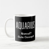 Mug Symbole étoile Aquarius Cadeau Zodiac (Gauche)