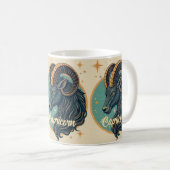 Mug Symbole étoile Capricorne de l'Horoscope (Devant droit)