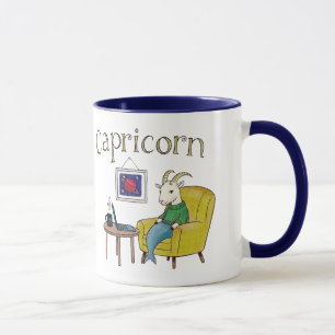 Mug Symbole étoile Capricorne étoile de chèvre de mer 