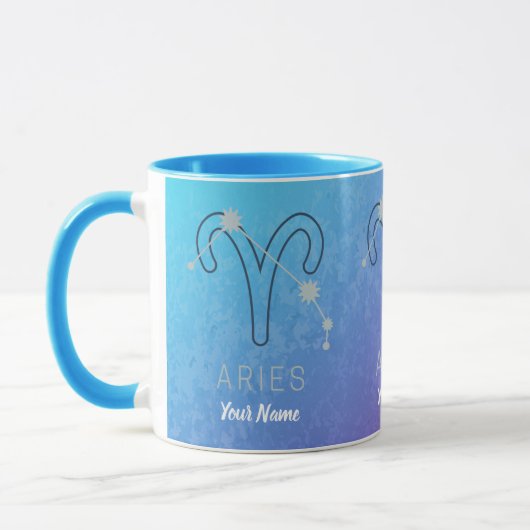 Mug SYMBOLE Étoile Zodiaque Aries Horoscope Constellat (Gauche)