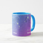Mug SYMBOLE Étoile Zodiaque Aries Horoscope Constellat (Devant droit)