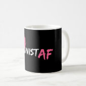 Mug Symbole féminin féministe AF (Devant droit)