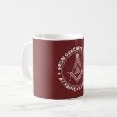 Mug Symbole franc-maçonnerie (Devant gauche)
