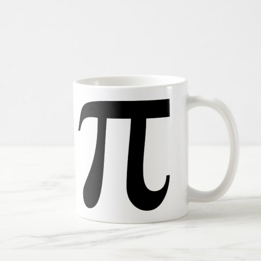Mug Symbole géant "Pi" (Droite)