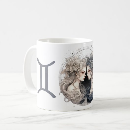 Mug Symbole Gemini frappant (Devant gauche)