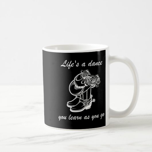 Mug Symbole Graphique Drôle Vive Une Danse Que Vous Ap (Droite)