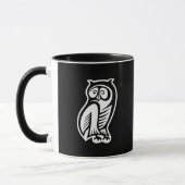 Mug Symbole hibou blanc (Gauche)