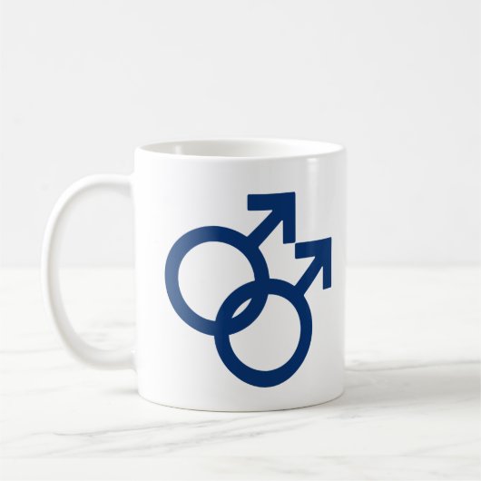 Mug SYMBOLE HOMME Gay MLM (Gauche)