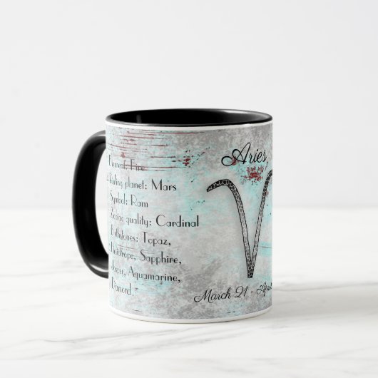 Mug SYMBOLE Horoscope (Devant gauche)