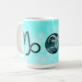 Mug Symbole Horoscope Capricorne Anniversaire (Devant gauche)
