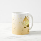 Mug Symbole Horoscope Gold Leo Ombre Zodiac (Devant droit)