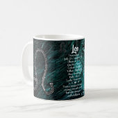 Mug SYMBOLE Horoscope Léo Zodiac Astrologie (Devant gauche)