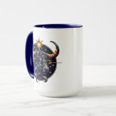 Mug SYMBOLE Horoscope Taurus Zodiaque Astrologie (Devant gauche)