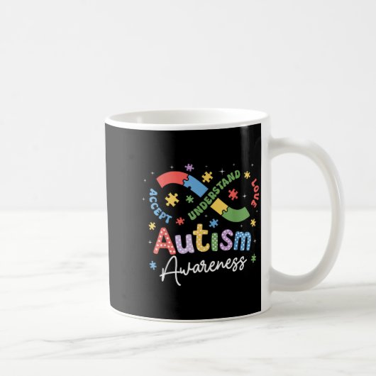 Mug Symbole infini de sensibilisation à l'autisme Acce (Droite)